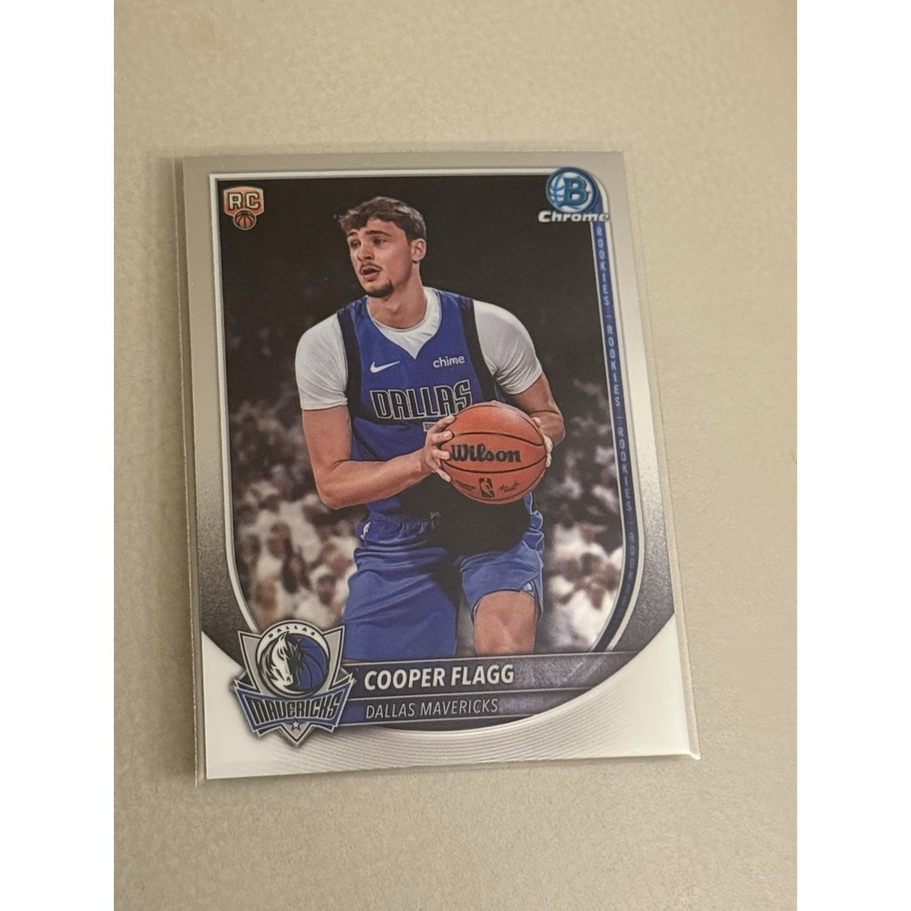 2025-26 Bowman Chrome Cooper Flagg Rookie RC #BCV-1 Dallas Mavericks